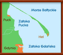 Mapa Zatoki Puckiej